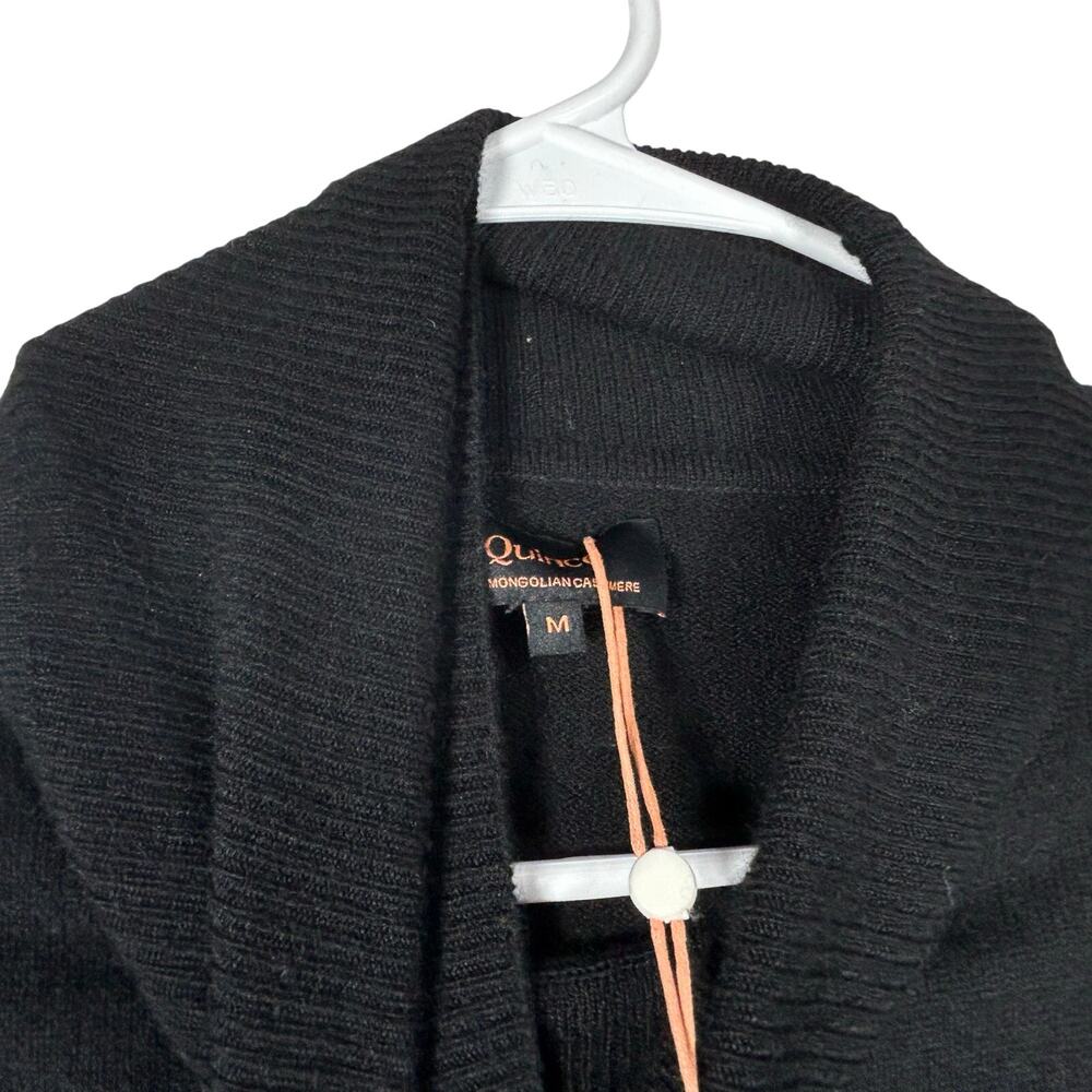 New Quince Women’s Medium Mongolian Cashmere Turtleneck Top Blouse Sweater 4385 - Picture 8 of 9